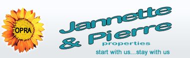 Jannette & Pierre Properties, Estate Agency Logo